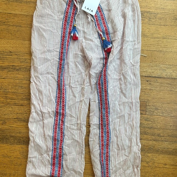 NWT Laia Anthropologie Boho Pants Size L - Picture 3 of 3